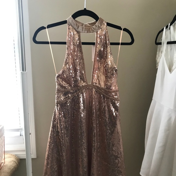 Free People Film Noir Sequin Mini Dress - Picture 3 of 6